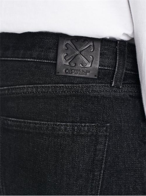 Jeans affusolati vintage con motivo Arrow OFF WHITE | 44MYA175C9D0011300
